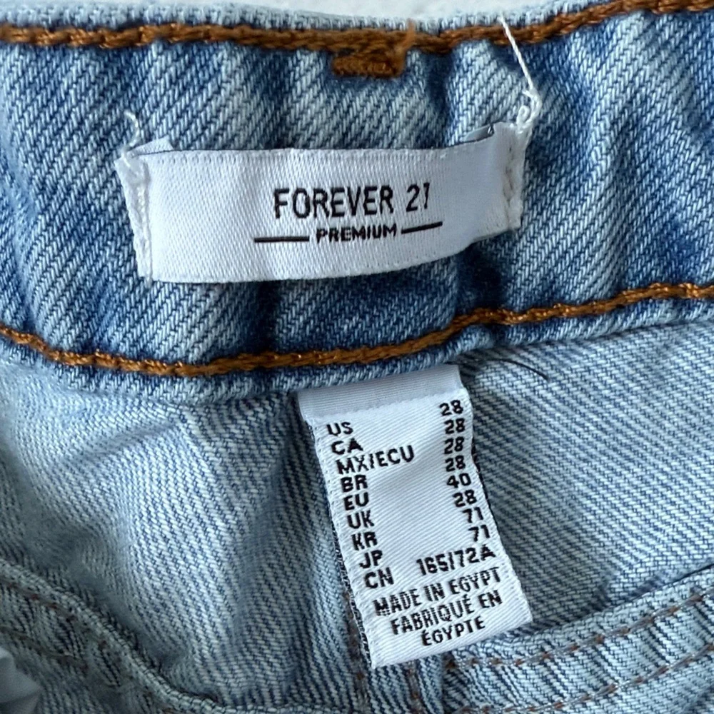 Forever 21 Light Blue Jean Shorts